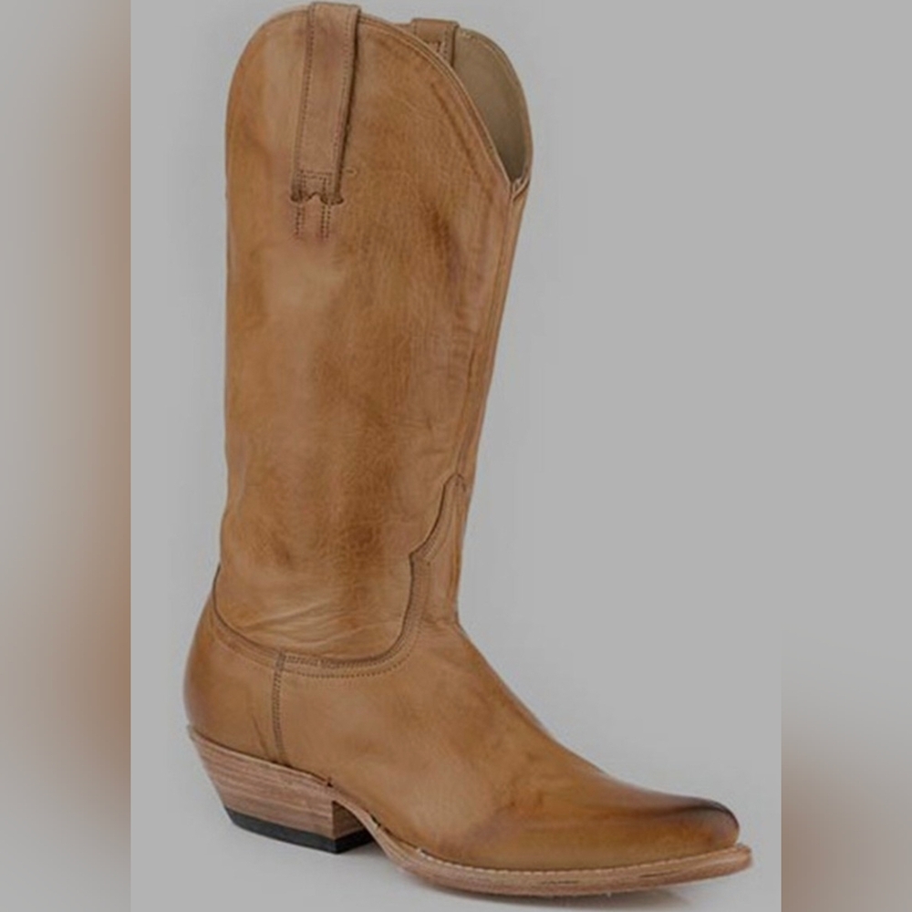 Stetson Emory Tan Leather Women's Boots